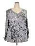 Cozy Casuals Gray Long Sleeve T-Shirt Size 3X - photo 1