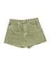 FRAME 100% Cotton Solid Green Denim Shorts Size 30 waist - photo 1