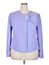 Lily & Taylor 100% Polyester Solid Purple Blazer Size 18 - photo 1