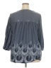 Weekend Suzanne Betro Gray 3/4 Sleeve Blouse Size 2X - photo 2