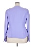Lily & Taylor 100% Polyester Solid Purple Blazer Size 18 - photo 2