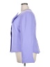 Lily & Taylor 100% Polyester Solid Purple Blazer Size 18 - photo 5