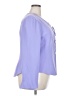 Lily & Taylor 100% Polyester Solid Purple Blazer Size 18 - photo 4