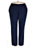 Alia Solid Blue Casual Pants Size 18 - photo 1