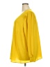 Ann Taylor LOFT 100% Polyester Yellow Long Sleeve Blouse Size 26 - photo 5