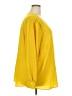 Ann Taylor LOFT 100% Polyester Yellow Long Sleeve Blouse Size 26 - photo 4