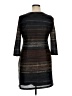 Studio One Stripes Brown Casual Dress Size 14 (petite) - photo 2