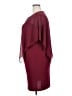 Unbranded Solid Burgundy Cocktail Dress Size XXL - photo 5