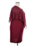 Unbranded Solid Burgundy Cocktail Dress Size XXL - photo 4