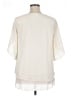 Jouica Ivory Short Sleeve Blouse Size XL - photo 2