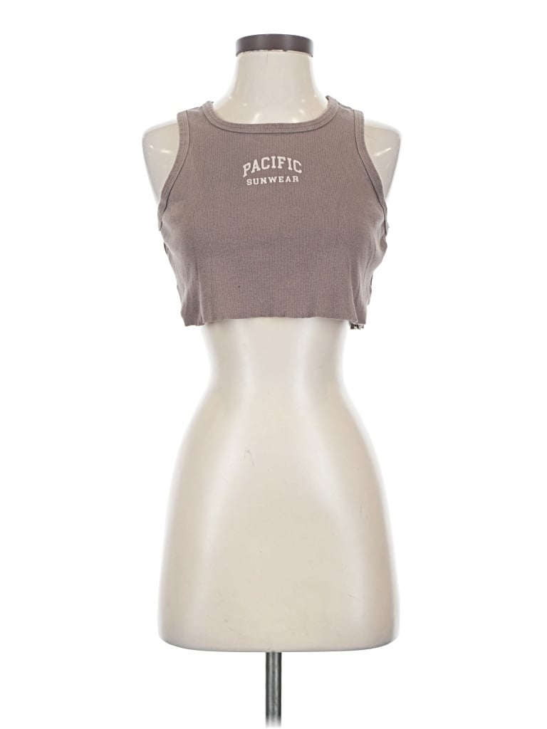 Pre-owned Pacsun Active Tank Top In Brown