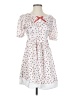 Unbranded Hearts White Casual Dress Size 2 - photo 1