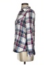 Foxcroft 100% Cotton Plaid Blue Long Sleeve Button-Down Shirt Size 2 - photo 5