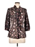 Jaeger Black 3/4 Sleeve Blouse Size 12 - photo 1