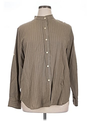 Kate Hill Long Sleeve Button-Down Shirt (view 1)