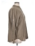 Kate Hill Stripes Solid Brown Long Sleeve Button-Down Shirt Size 1X - photo 4