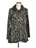 Boho Chic Animal Print Gray Long Sleeve Blouse Size M - photo 1
