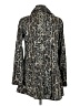 Boho Chic Animal Print Gray Long Sleeve Blouse Size M - photo 2