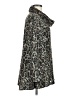 Boho Chic Animal Print Gray Long Sleeve Blouse Size M - photo 4