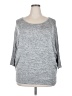 Ultra Teeze Gray 3/4 Sleeve Top Size 2X - photo 1
