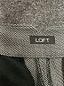 Ann Taylor LOFT Chevron-herringbone Gray Dress Pants Size 2 - photo 3