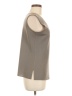 MING WANG Gray Sleeveless Top Size M - photo 4