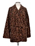 J.Jill 100% Cotton Animal Print Brown Coat Size S - photo 1