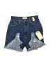 Vibrant M.I.U Blue Denim Shorts Size 5 - photo 1
