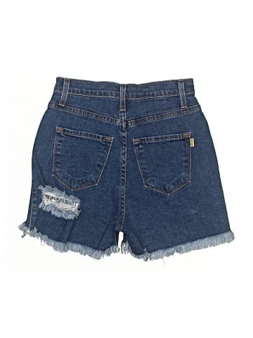 Vibrant M.I.U Denim Shorts (view 2)