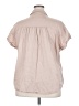 Falls Creek Tan Pink Short Sleeve Button-Down Shirt Size 2X - photo 2