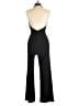 Sarah La 100% Polyester Solid Black Jumpsuit Size L - photo 2