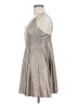 Lulus Metallic Silver Cocktail Dress Size M - photo 5