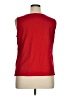 Notations Red Sleeveless T-Shirt Size 1X - photo 2