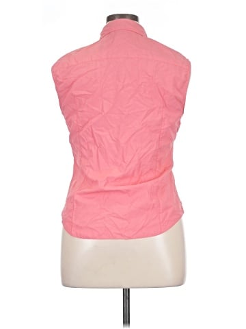 Nina Capri Sleeveless Button-Down Shirt (view 2)