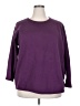 Just My Size Purple Pullover Sweater Size 20W - photo 1