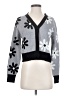 Laundry by Shelli Segal Floral Gray Cardigan Size XS - photo 1