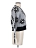 Laundry by Shelli Segal Floral Gray Cardigan Size XS - photo 4