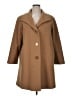 Cinzia Rocca Brown Tan Wool Coat Size 14 - photo 1