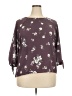 Papermoon 100% Polyester Purple 3/4 Sleeve Blouse Size XXL - photo 1