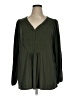 Torrid Green Long Sleeve Blouse Size 1X Plus (1) - photo 1