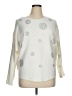 Carmen Carmen Marc Valvo Polka Dots Ivory Pullover Sweater Size XL - photo 1