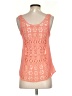 Mine Orange Sleeveless Blouse Size S - photo 2
