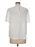 1.State 100% Polyester Ivory Short Sleeve Top Size M - photo 2