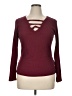 Unbranded Burgundy Long Sleeve Top Size XL - photo 1