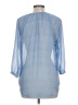 Olive and Oak 100% Polyester Blue 3/4 Sleeve Blouse Size L - photo 2