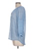 Olive and Oak 100% Polyester Blue 3/4 Sleeve Blouse Size L - photo 5