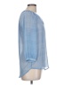 Olive and Oak 100% Polyester Blue 3/4 Sleeve Blouse Size L - photo 4