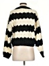 Line & Dot 100% Polyester Stripes Black Pullover Sweater Size XS - photo 2