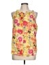 Rose + Olive Yellow Sleeveless Blouse Size L - photo 1