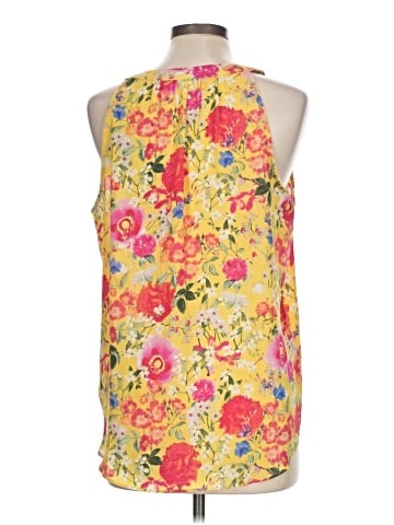 Rose + Olive Sleeveless Blouse (view 2)